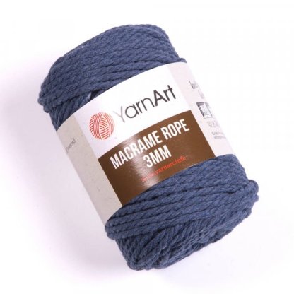 Macrame Rope 3mm - 761 denim