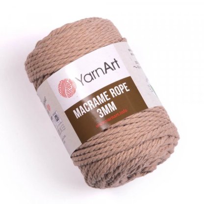 Macrame Rope 3mm - 768 cappuccino