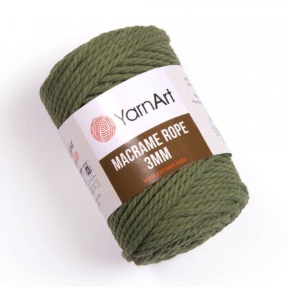 Macrame Rope 3mm - 787 khaki