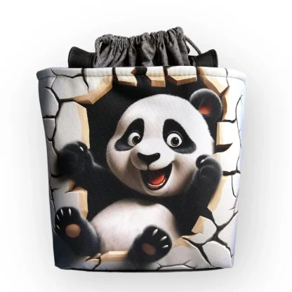 Omyvatelná kabelka na háčkování či pletení  188. Panda