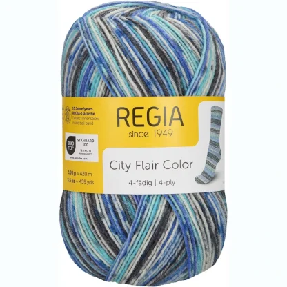 Regia City Flair Color 4-ply 100g - 3103 Obsidian