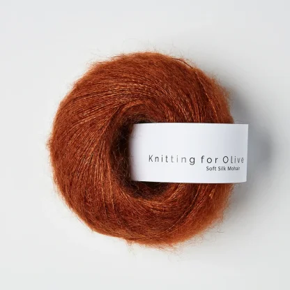 Soft Silk Mohair - Rust