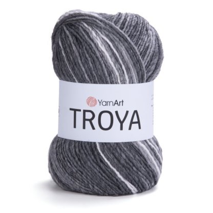 Troya 2101 - tm.šedá, sv.šedá, bílá