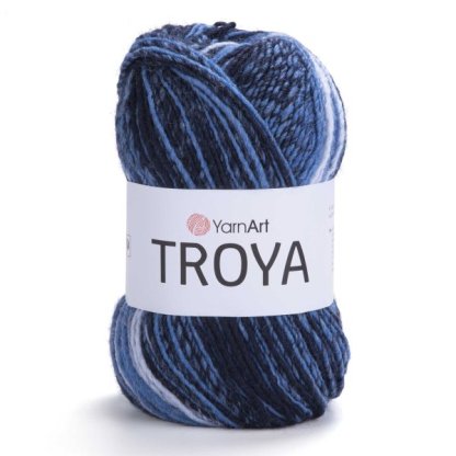 Troya 2106 - černá, modrá, modrobílá