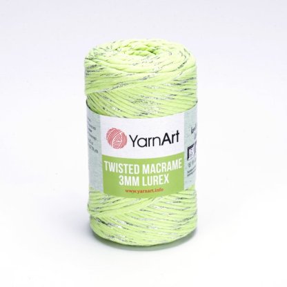 Twisted Macrame Lurex 3mm 755 sv.limetka