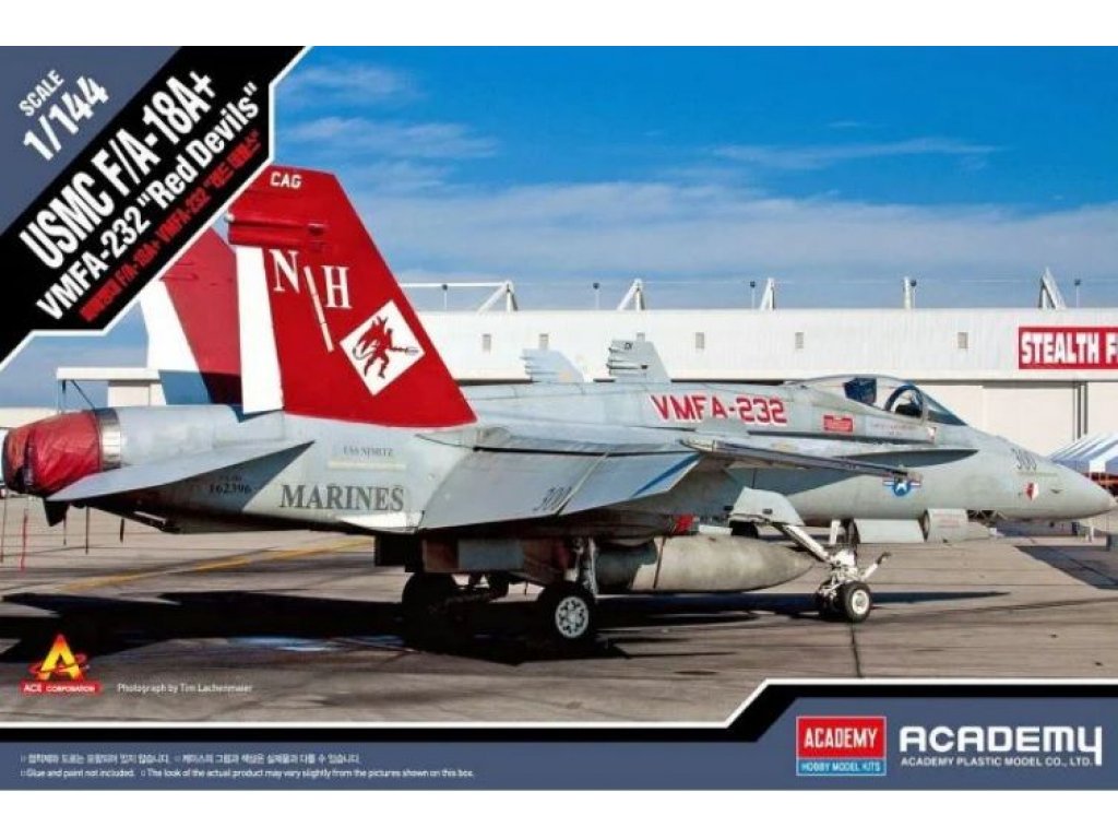 ACADEMY 1/144 USMC F/A-18A+ Hornet VMFA-232 Red Devils