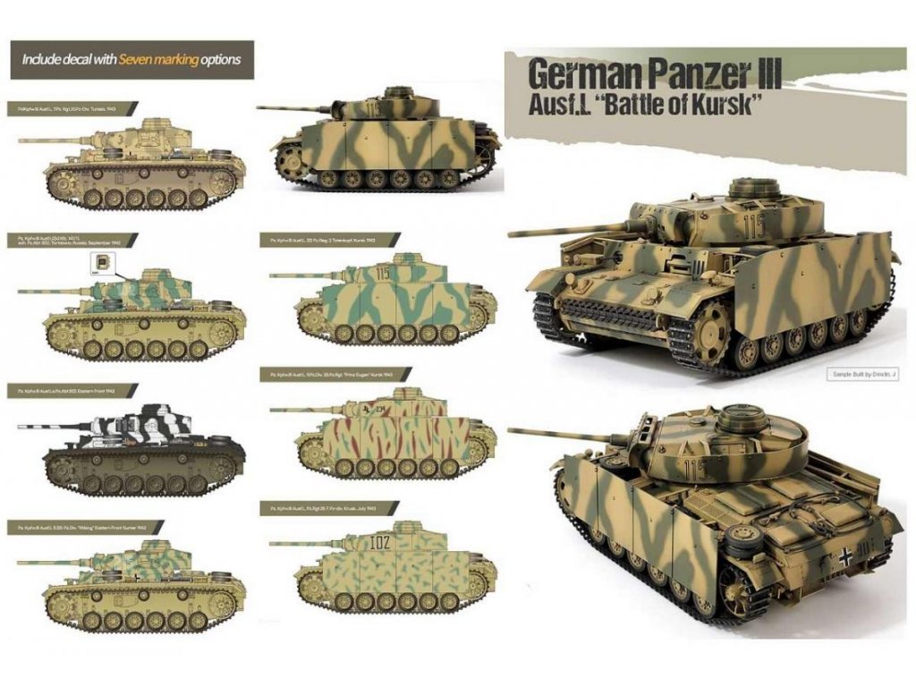 ACADEMY 1/35 Panzer III Ausf.L "Battle of Kursk"