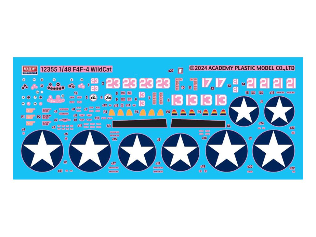 ACADEMY 1/48 12355 USN F4F-4 Wildcat "Battle of Midway" 