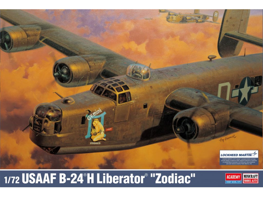 ACADEMY 1/72 B-24H Liberator "Zodiac"