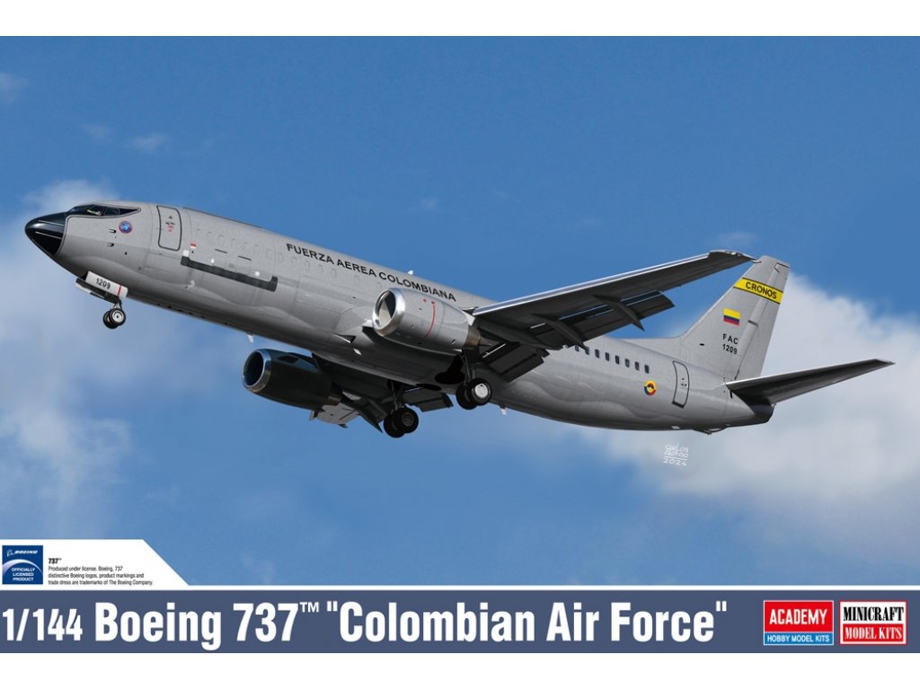 ACADEMY 12639 1/144 Boeing 737 Colombian Air Force 