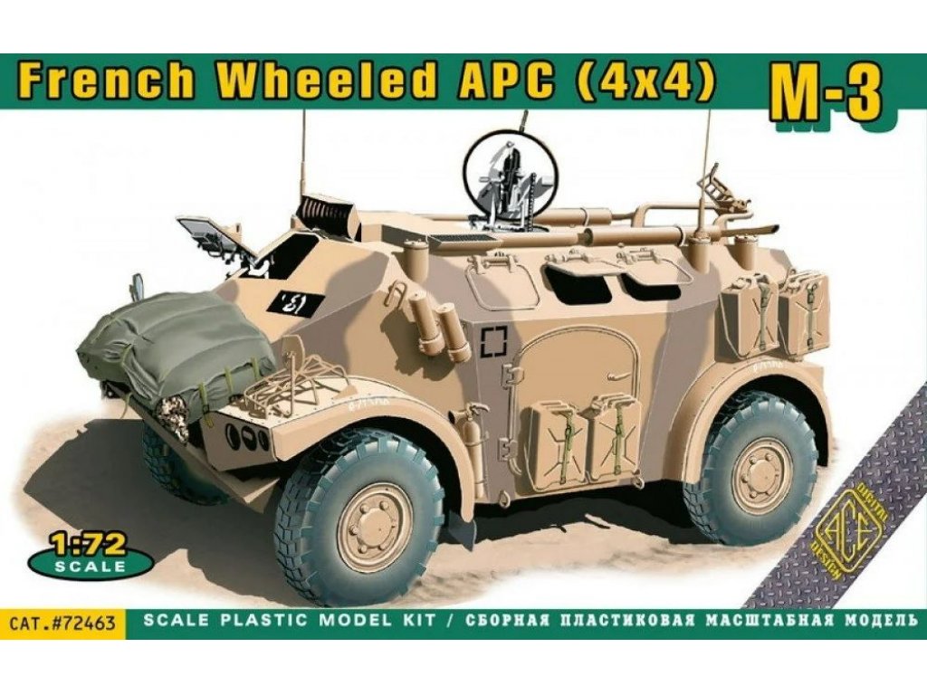 ACE 1/72 M-3 French Wheeled APC (4x4)