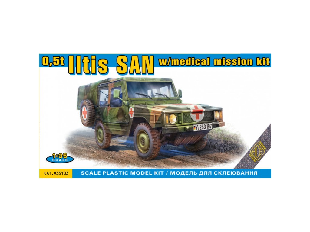 ACE 35103 1/35 0,5 t Light Truck 4x4 Iltis SAN