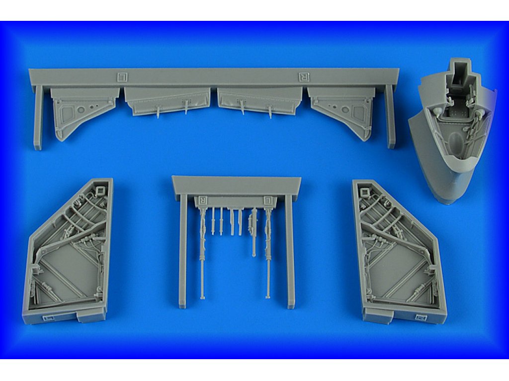 AIRES 1/48 MiG-17F Fresco C wheel bay for AMMO