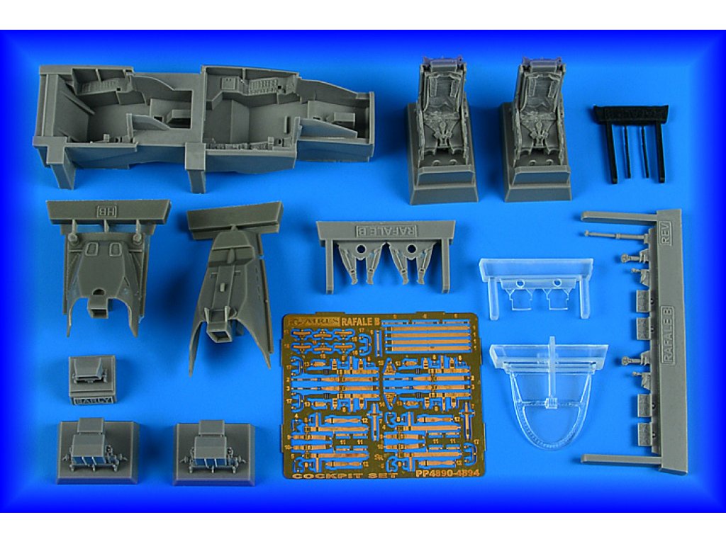 AIRES 1/48 Rafale B - early cocpkit set for HBB