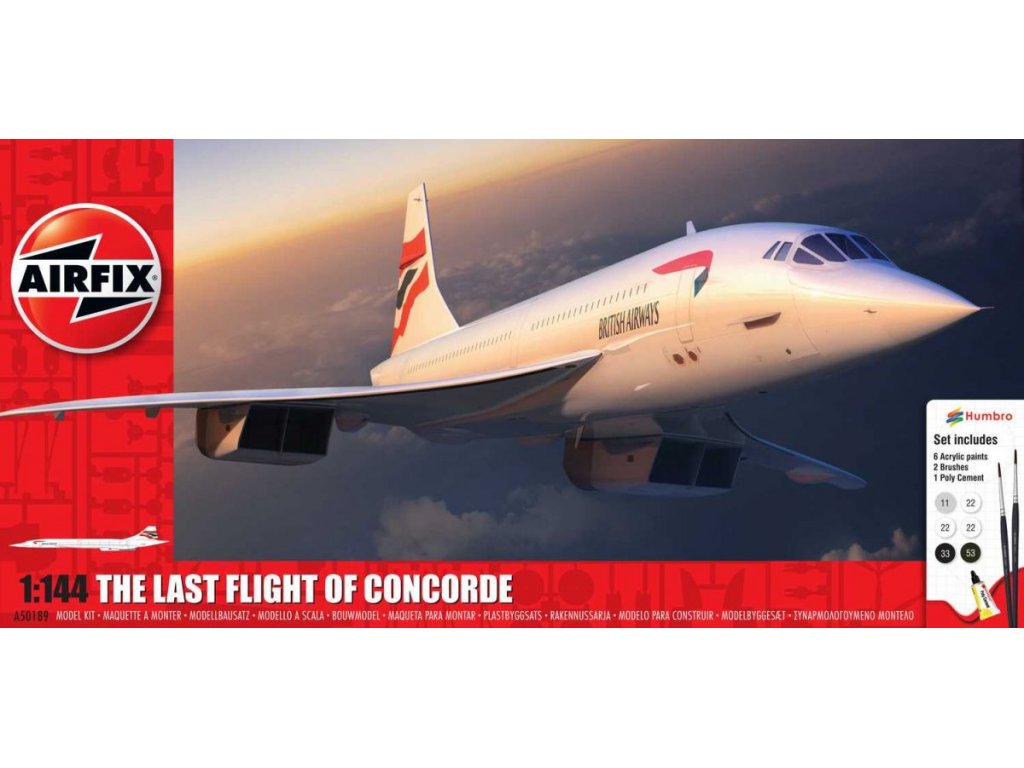 AIRFIX 1/144 The Last Flight of Concorde