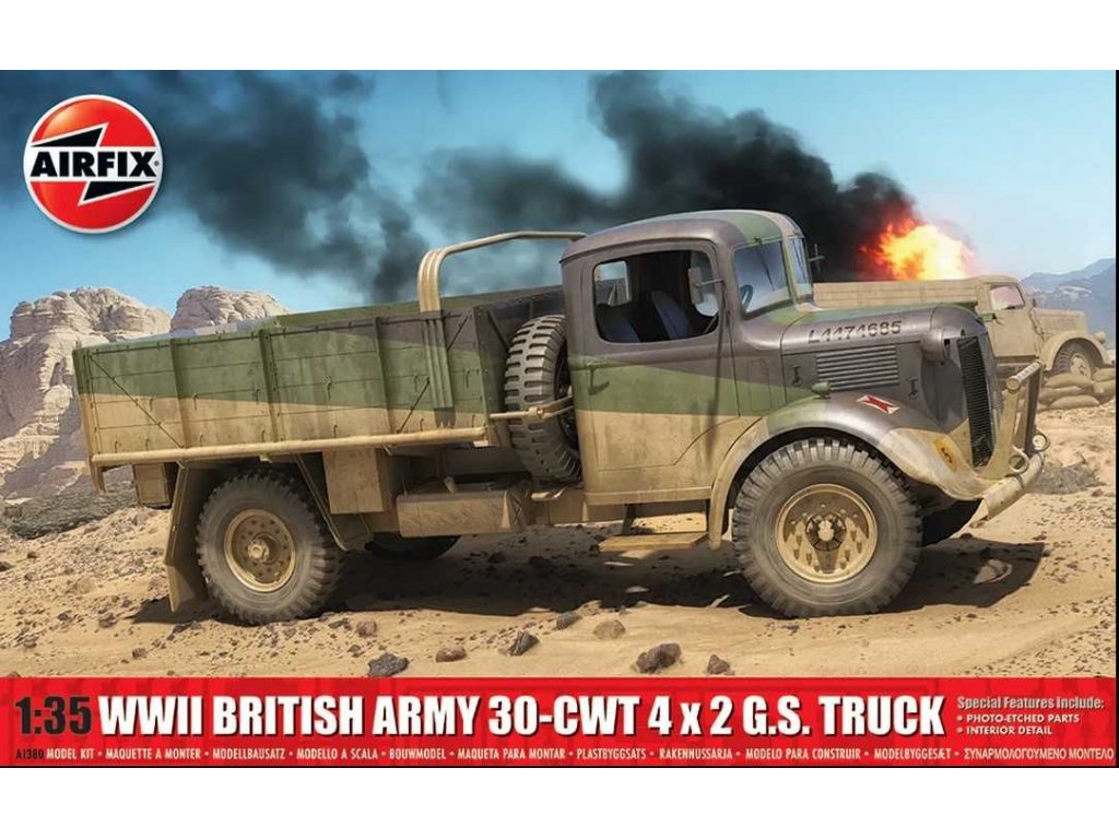AIRFIX 1/35 WWII British Army 30-cwt 4x2 GS Truck