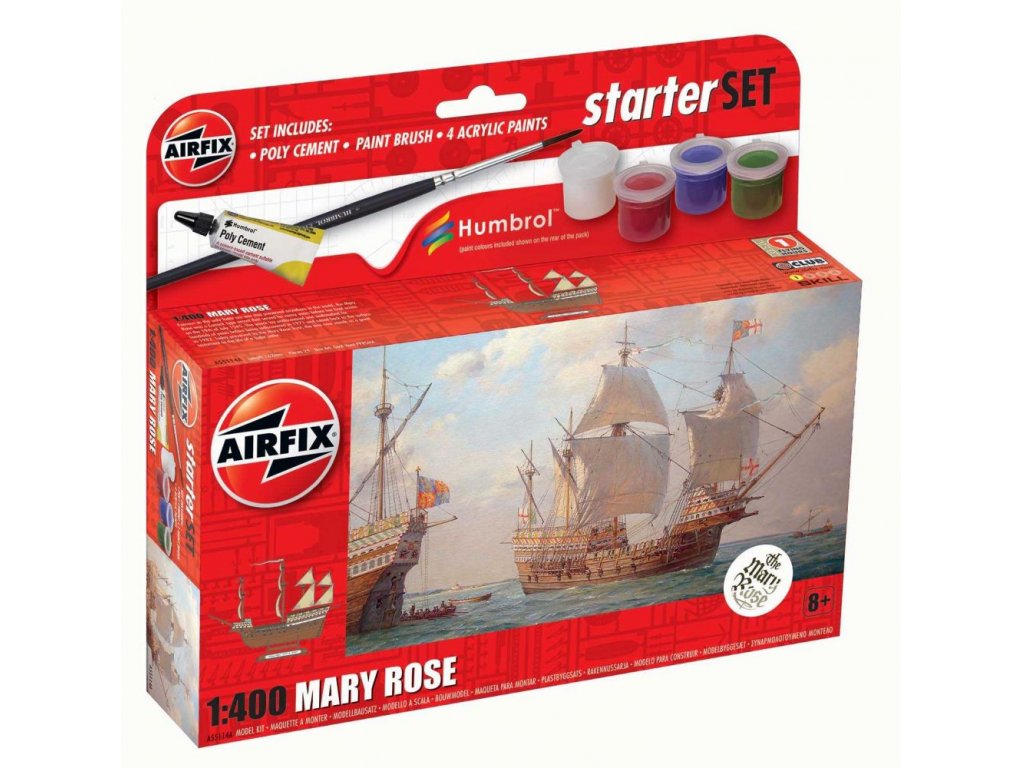 AIRFIX 1/400 Mary Rose ModelSet