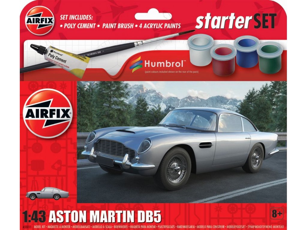 AIRFIX 1/43 Starter Set  Aston Martin DB5