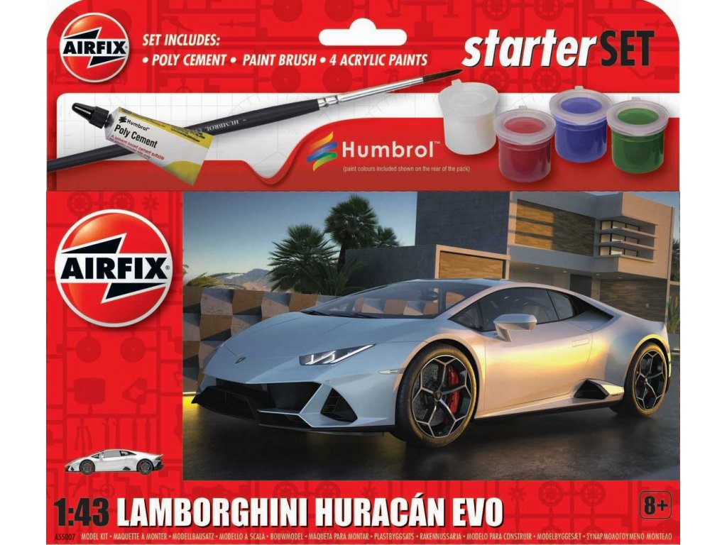 AIRFIX 1/43 STARTER SET Lamborghini Huracan