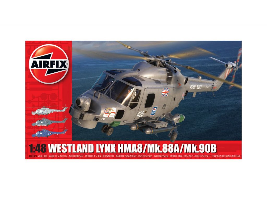 AIRFIX 1/48 Westland Navy Lynx Mk.88A/HMA.8/Mk.90B