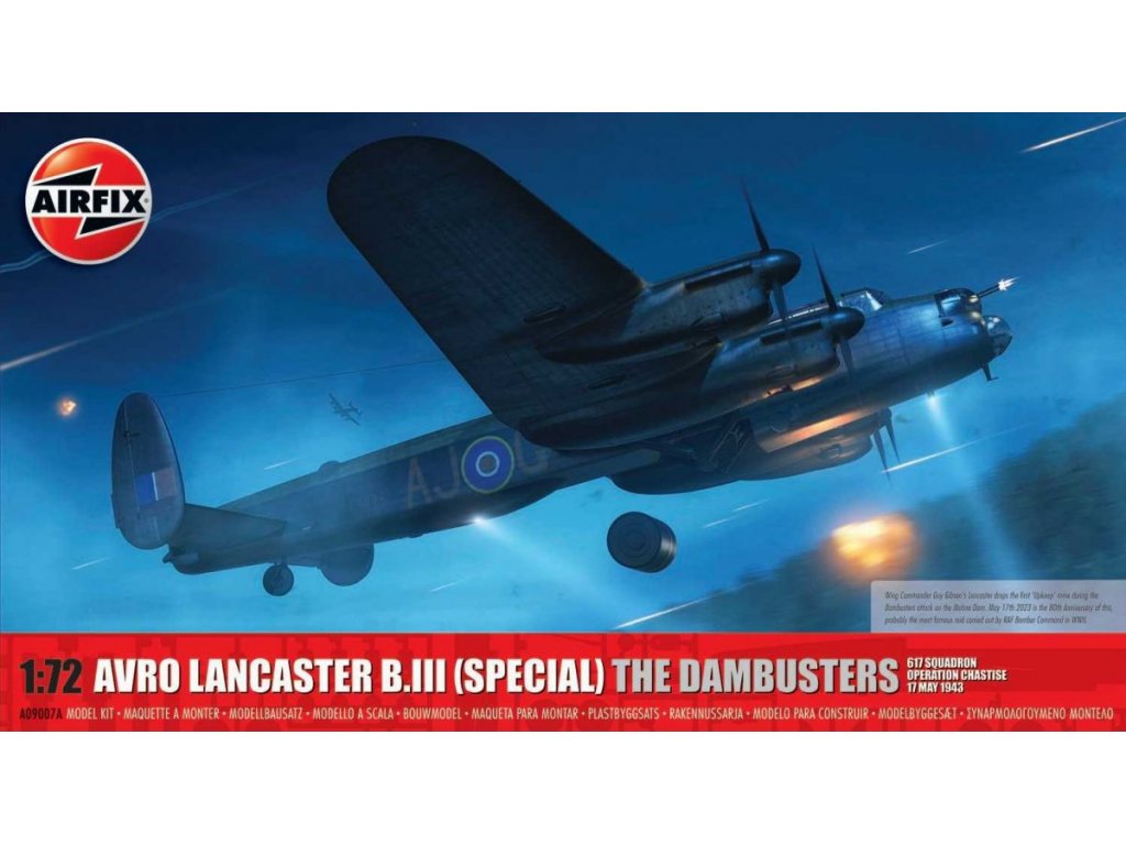 AIRFIX 1/72 Avro Lancaster B.III (SPECIAL) THE DAMBUSTERS