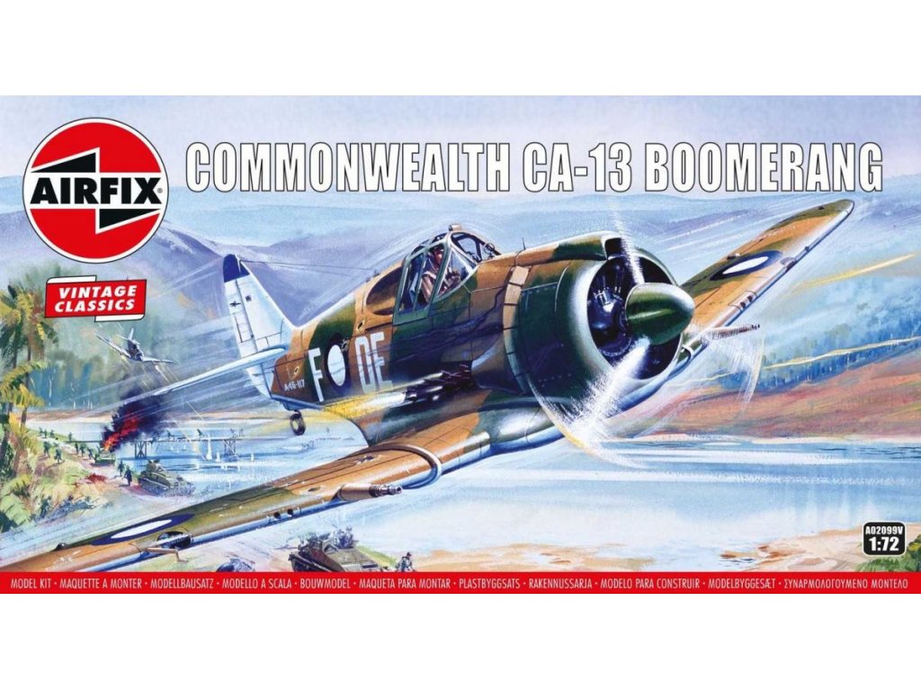 AIRFIX 1/72 Commonwealth CA-13 Boomerang VINTAGE