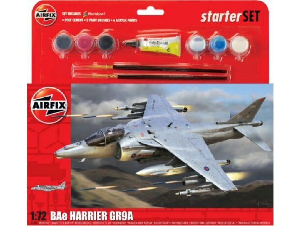 AIRFIX 1/72 Gift Set BAe Harrier GR9A