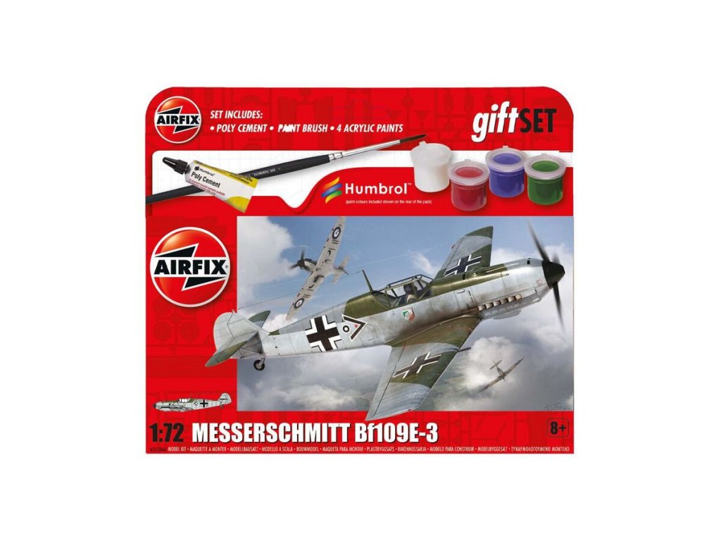 AIRFIX 1/72 Gift Set - Messerschmitt Bf 109E-3