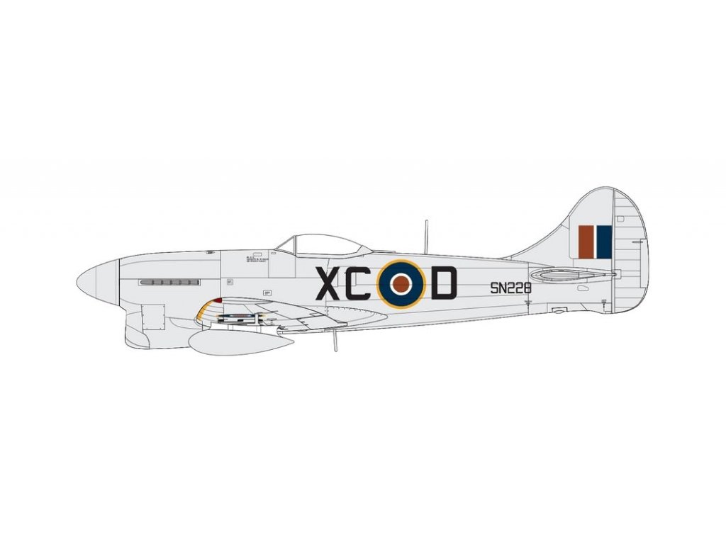 AIRFIX 1/72 Hawker Tempest Mk.V Post War