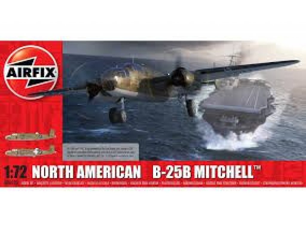 AIRFIX 1/72 North American B-25B Mitchell Doolitte Raid 1942