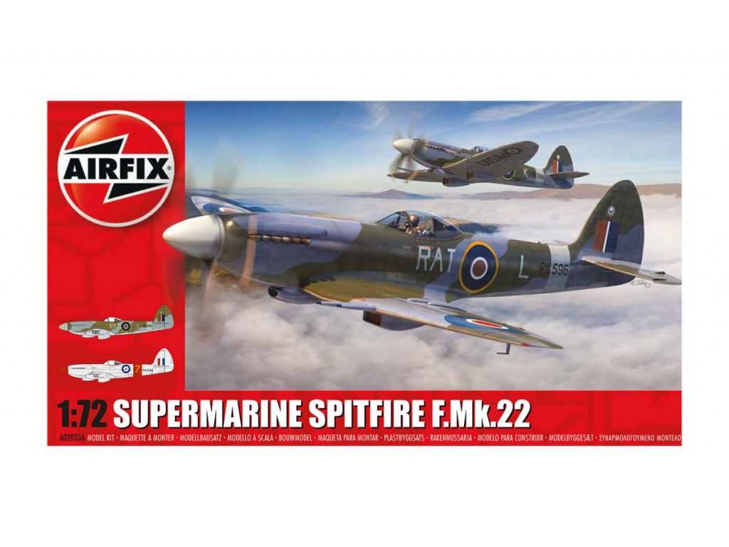 AIRFIX 1/72 Supermarine Spitfire F.22