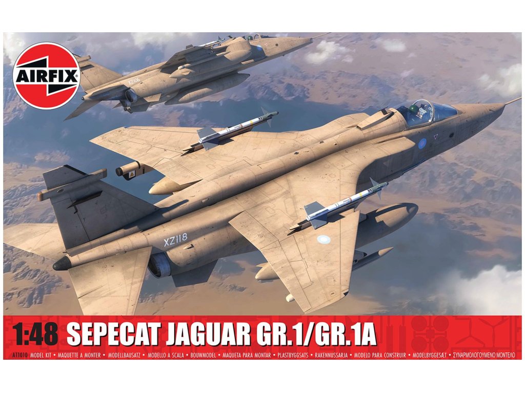 AIRFIX 11010 1/48 SEPECAT Jaguar GR.1/GR.1A