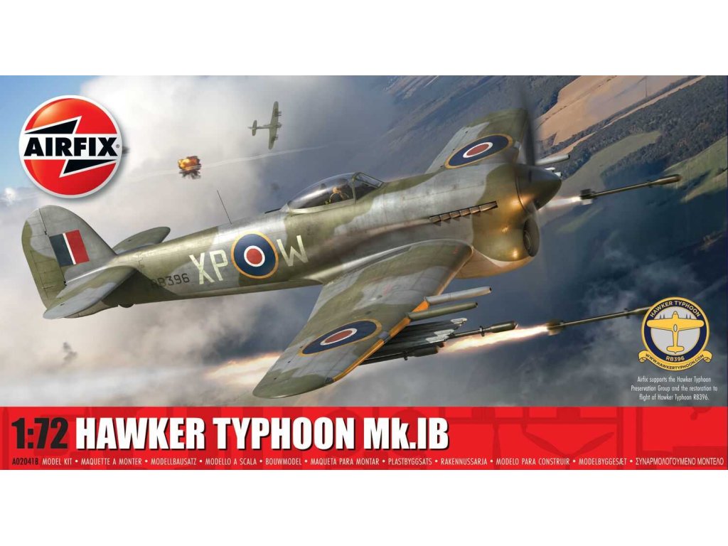 AIRFIX A02041B 1/72 Hawker Typhoon Mk.IB