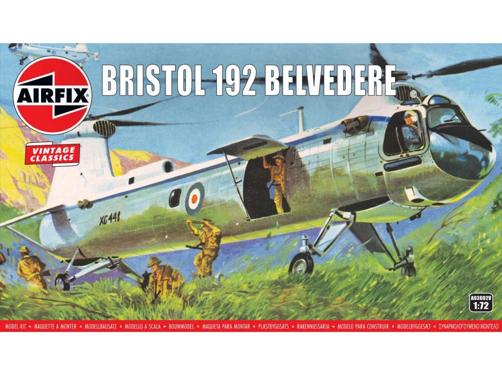 AIRFIX 03002V 1/72 Bristol 192 Belvedere VINTAGE