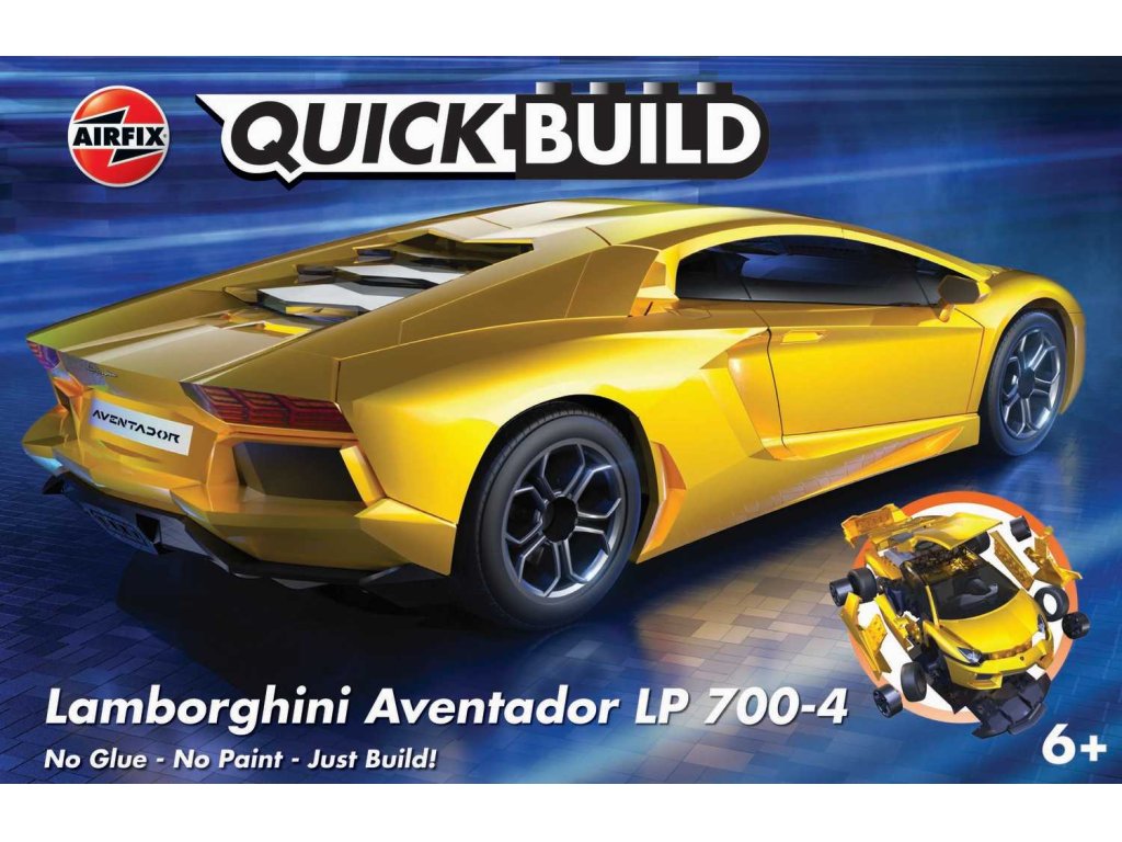 AIRFIX J6026 Lamborghini Aventador - Yellow