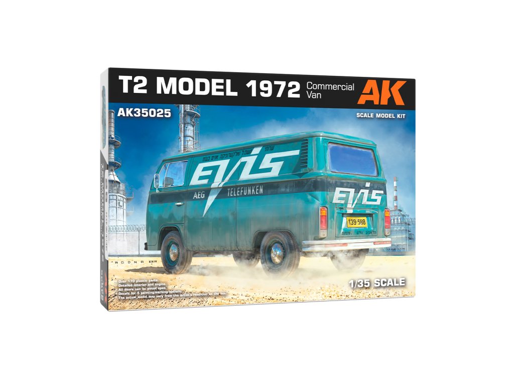 AK 1/35 35025 T2 Model 1972 Commercial Van