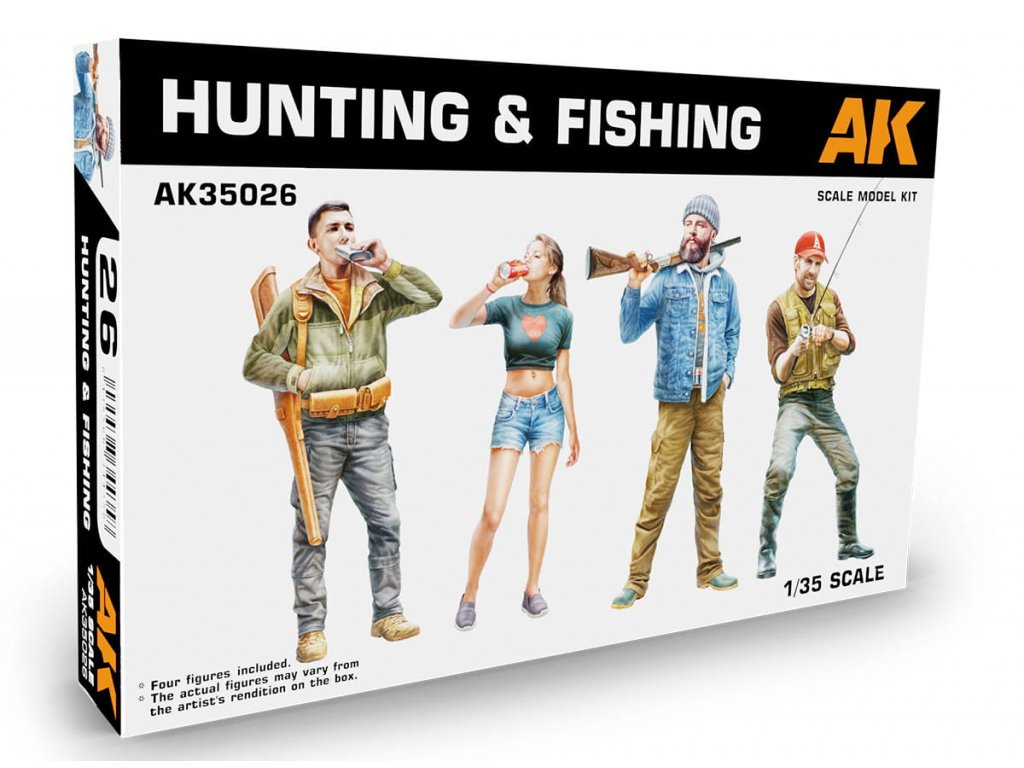 AK 35026 1/35 Hunting & Fishing