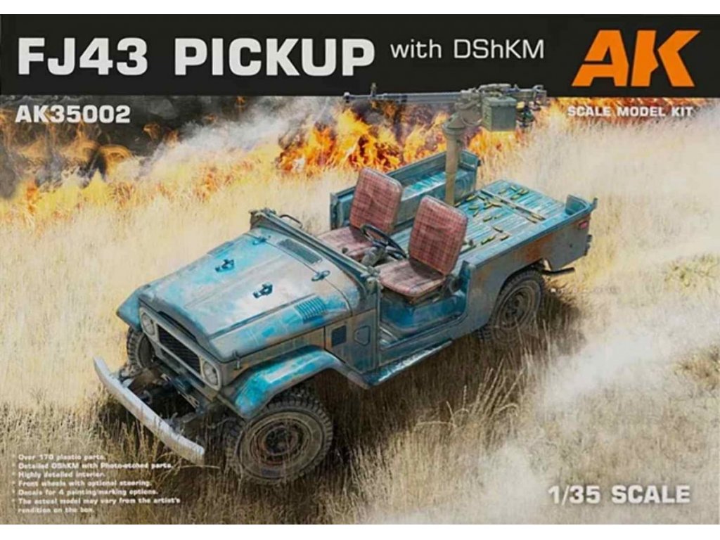 AK INTERACTIVE 1/35 FJ43 Pickup With DShKM