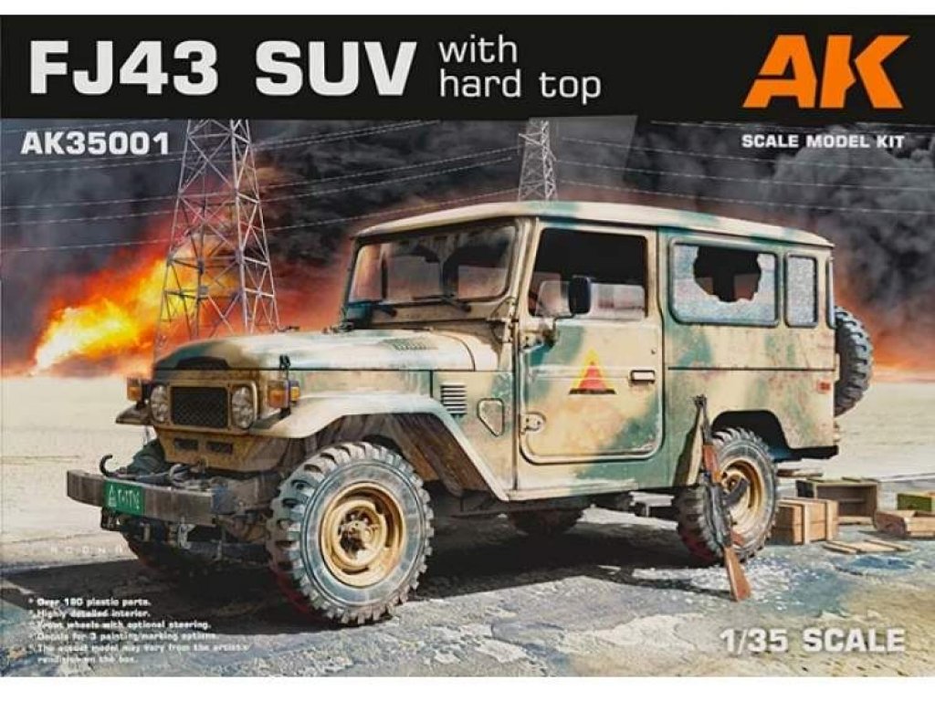 AK INTERACTIVE 1/35 FJ43 SUV With Hard Top