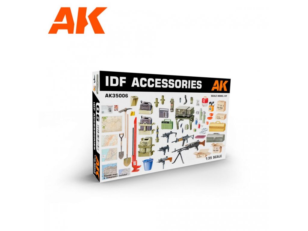 AK INTERACTIVE 1/35 IDF Accessories