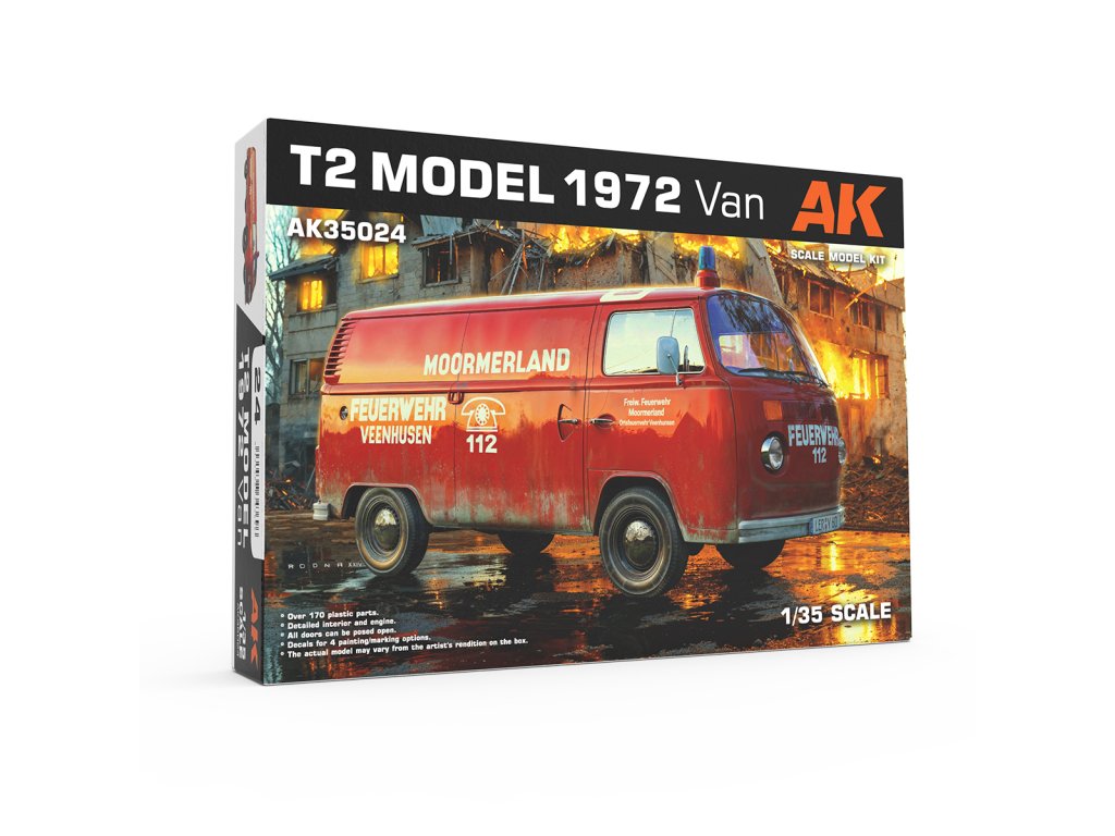 AK INTERACTIVE 35024 1/35 T2 Model 1972 Van