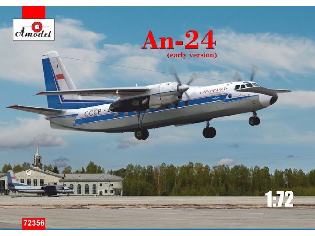 AMODEL 1/72 An-24 (Early Version)