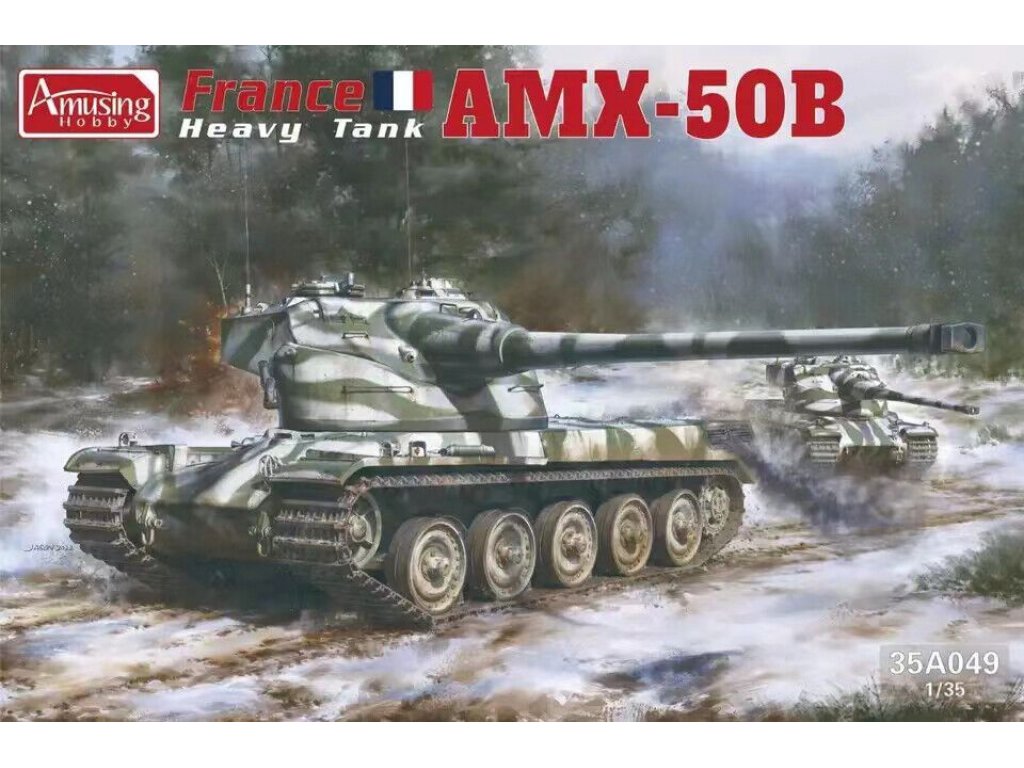 AMUSING 1/35 AMX-50B France Heavy Tank
