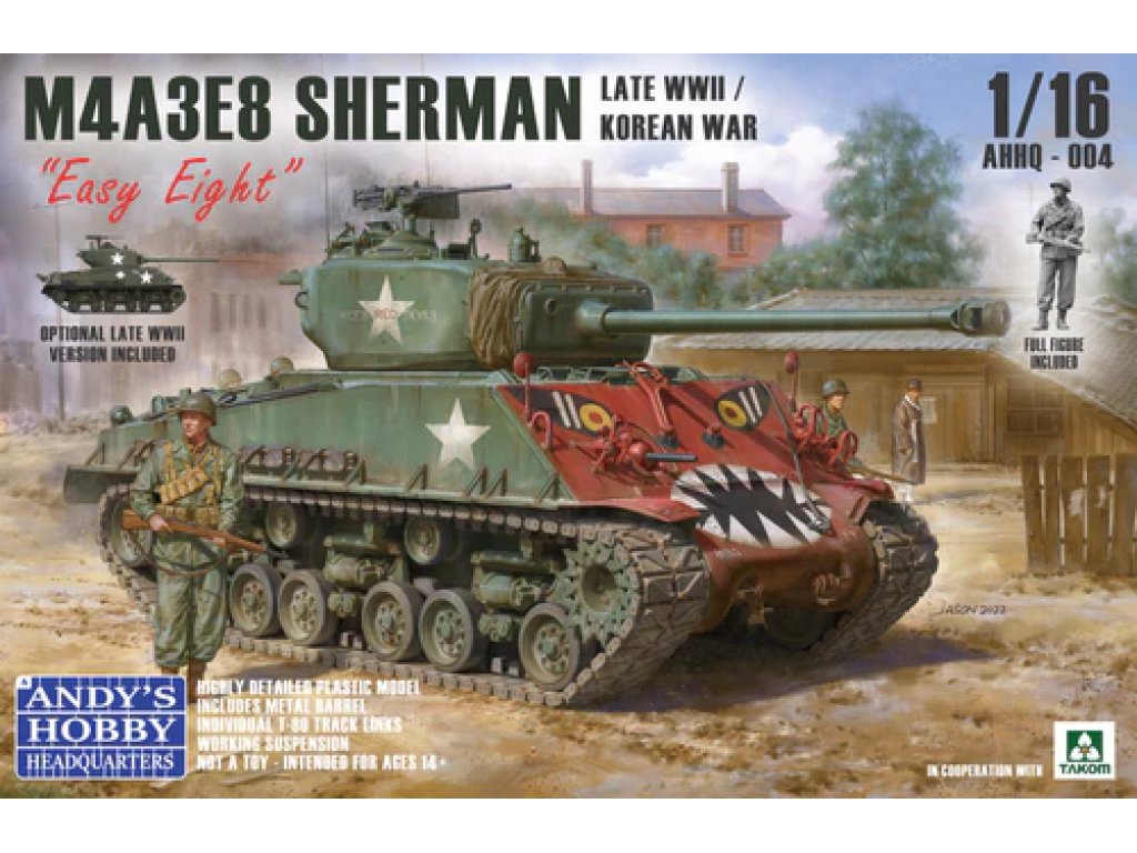 ANDY´S HOBBY 1/16 M4A3E8 Sherman "Easy Eight"