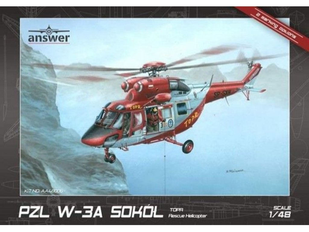 ANSWER 1/48 PZL W-3A Sokol TOPR Rescue Helicopter