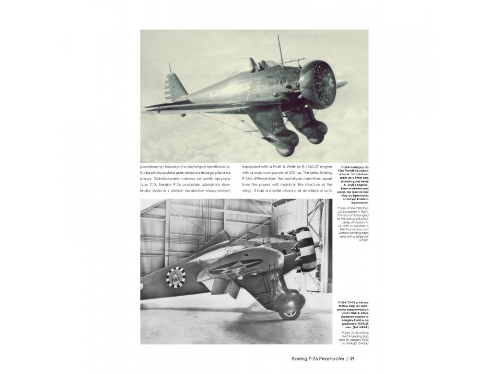 ANSWER 73505 Boeing P-26 Peashooter Monografia
