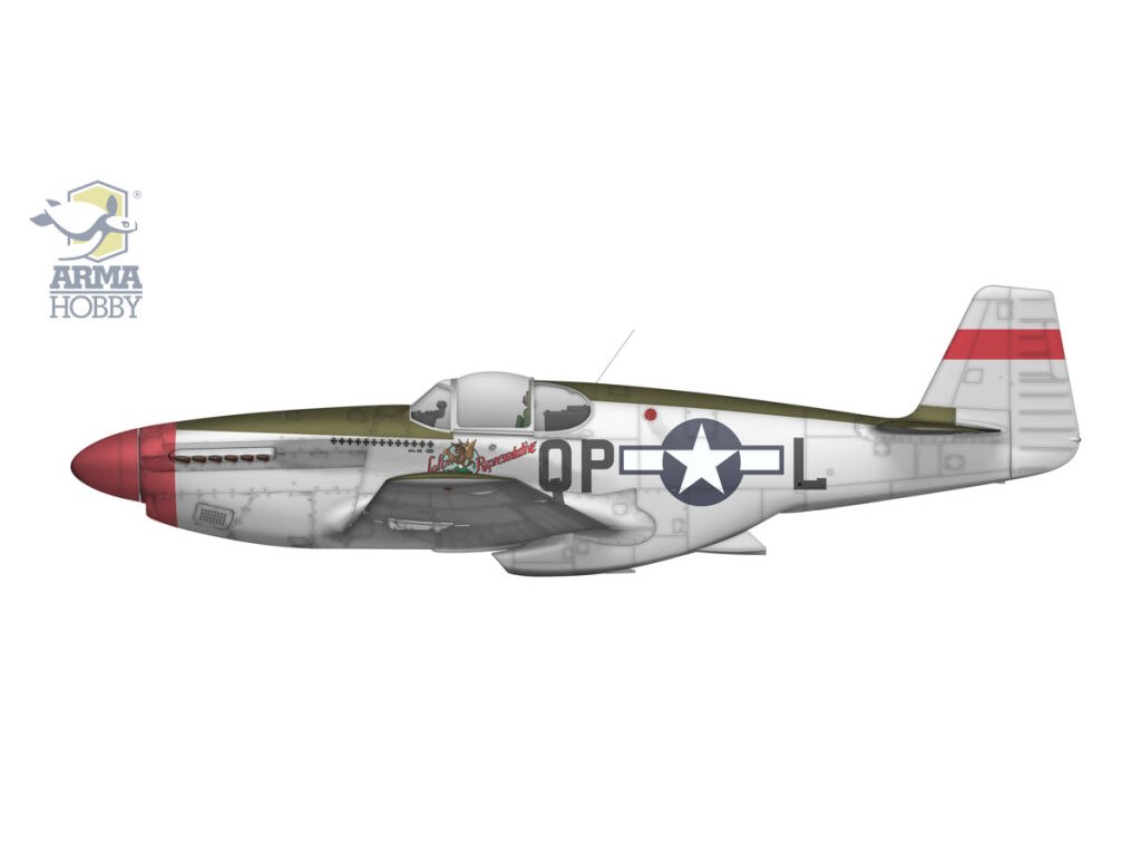 ARMA 70069 1/72 P-51B Mustang Deluxe Set