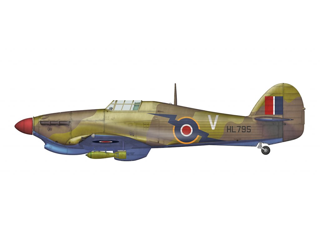 ARMA HOBBY 1/48 Hurricane Mk.IIB/IIB Trop 