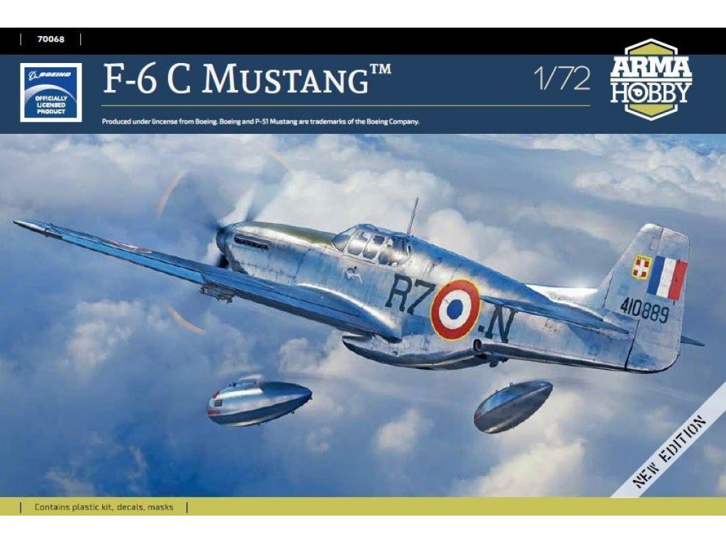 ARMA HOBBY 1/72 F-6C Mustang