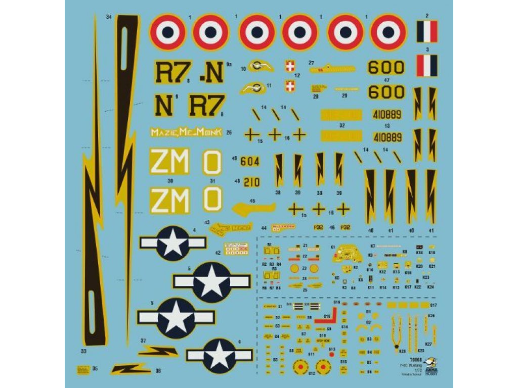 ARMA HOBBY 1/72 F-6C Mustang